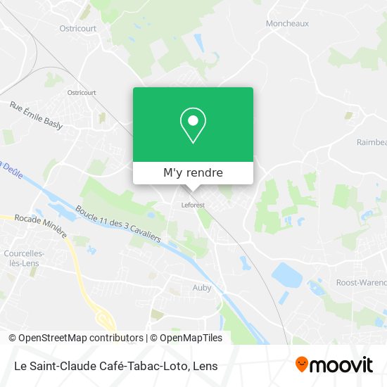Le Saint-Claude Café-Tabac-Loto plan