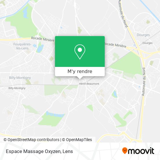 Espace Massage Oxyzen plan