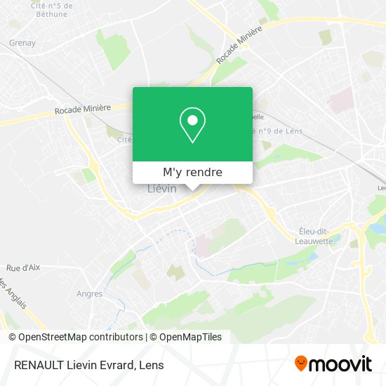 RENAULT Lievin Evrard plan