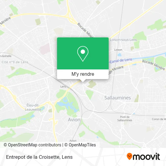 Entrepot de la Croisette plan