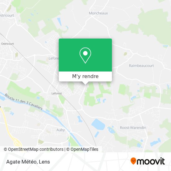 Agate Météo plan