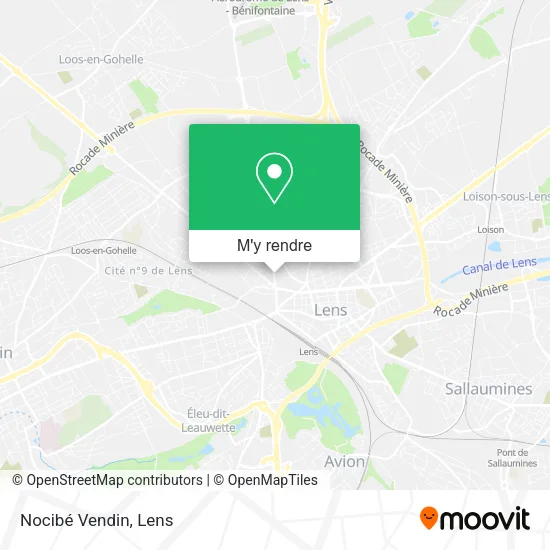 Nocibé Vendin plan