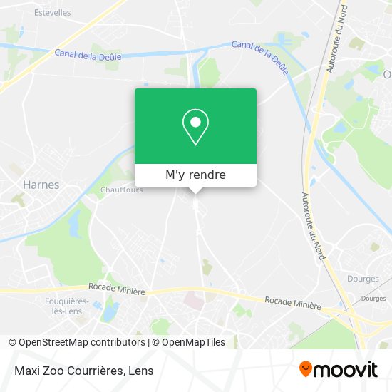 Maxi Zoo Courrières plan
