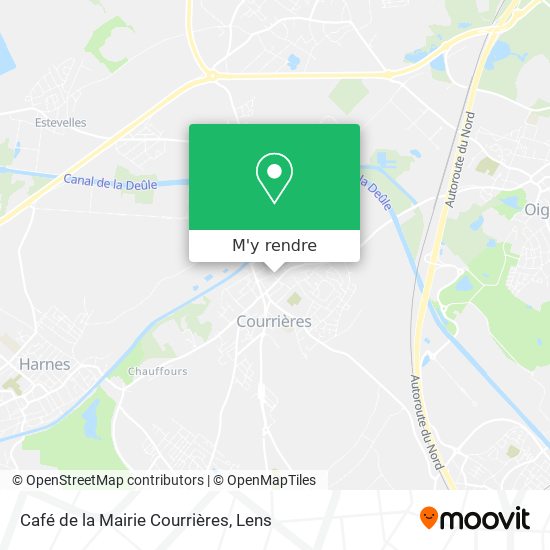Café de la Mairie Courrières plan