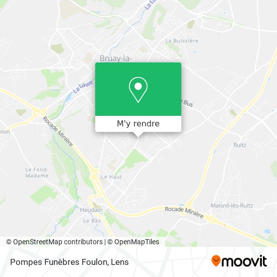 Pompes Funèbres Foulon plan