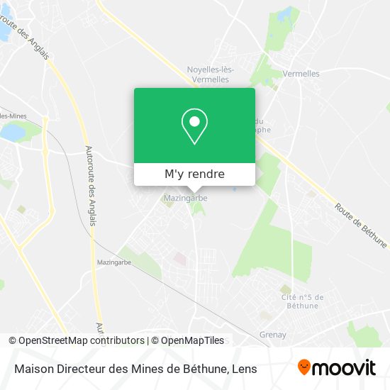 Maison Directeur des Mines de Béthune plan