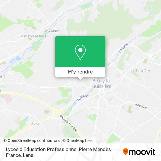 Lycée d'Education Professionnel Pierre Mendès France plan