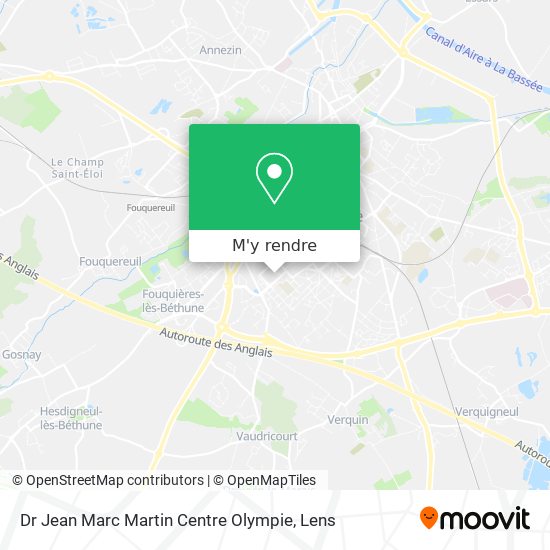 Dr Jean Marc Martin Centre Olympie plan