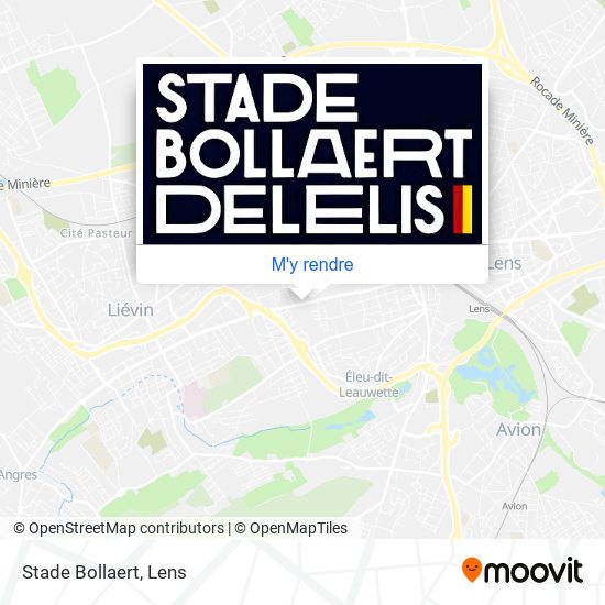 Stade Bollaert plan