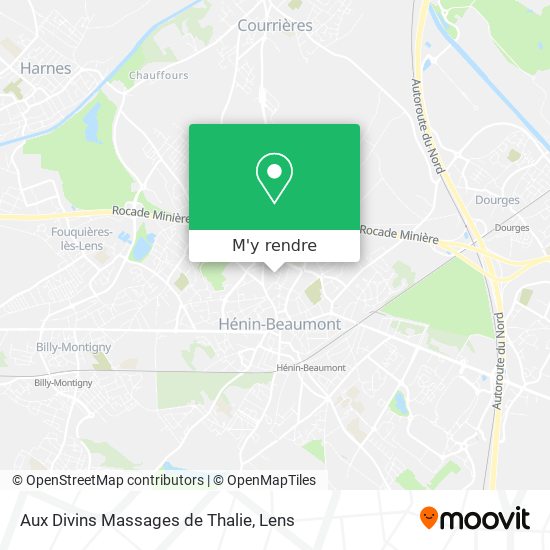Aux Divins Massages de Thalie plan