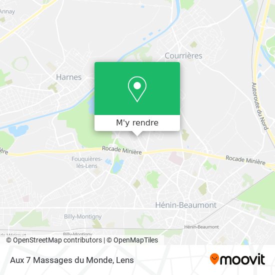 Aux 7 Massages du Monde plan