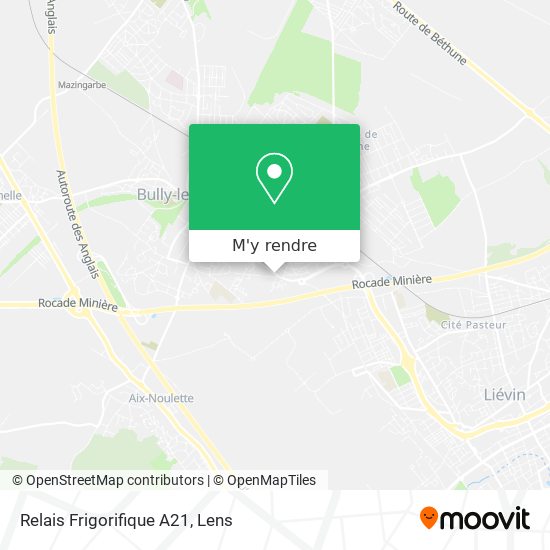 Relais Frigorifique A21 plan