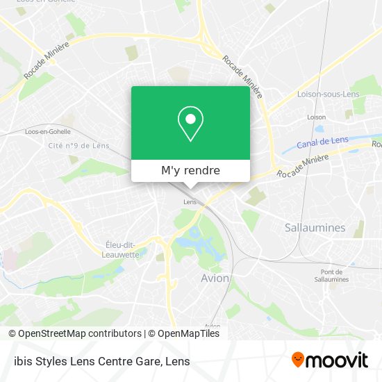 ibis Styles Lens Centre Gare plan