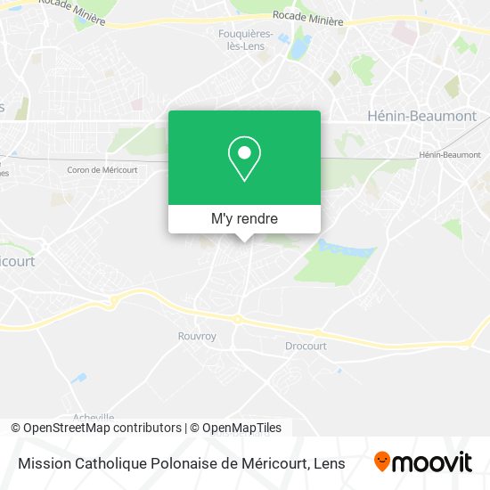 Mission Catholique Polonaise de Méricourt plan