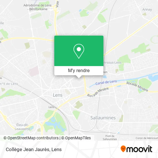 Collège Jean Jaurès plan