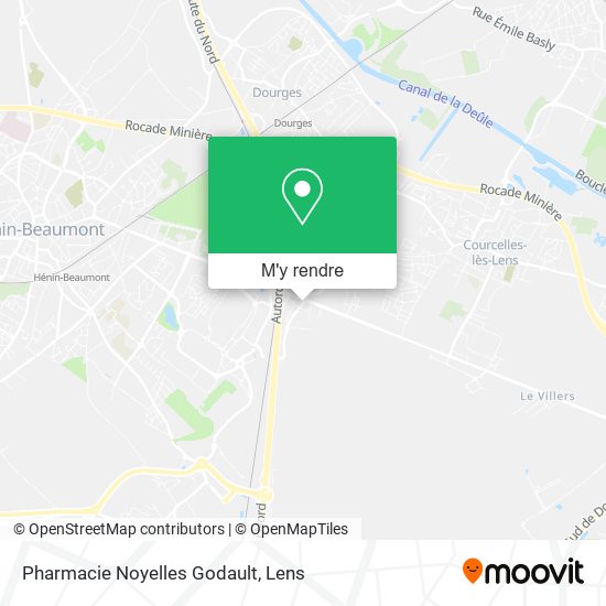 Pharmacie Noyelles Godault plan