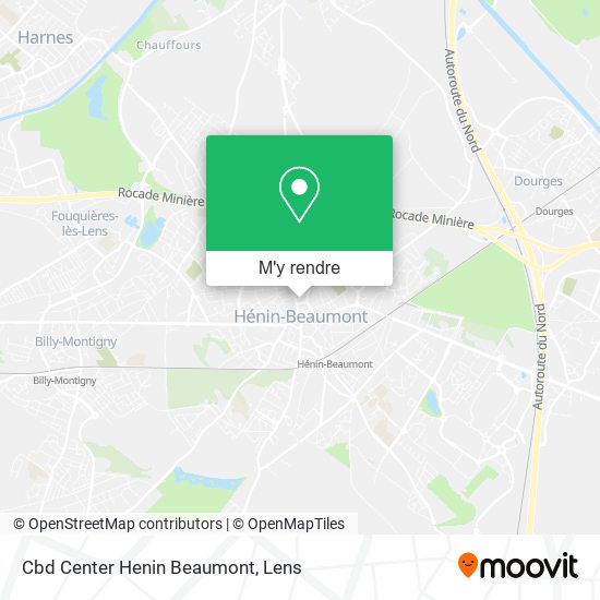 Cbd Center Henin Beaumont plan