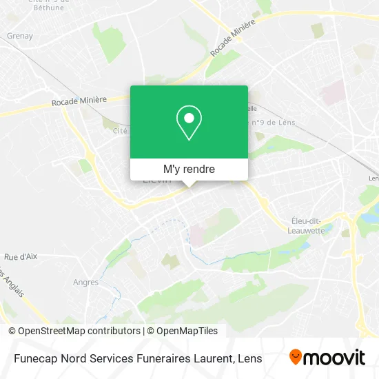 Funecap Nord Services Funeraires Laurent plan