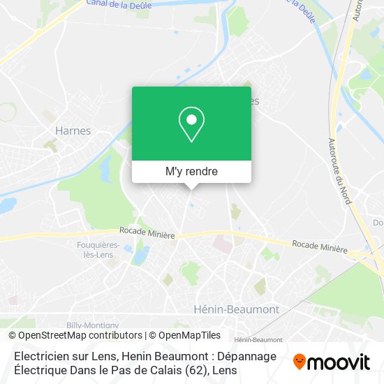 Electricien sur Lens, Henin Beaumont : Dépannage Électrique Dans le Pas de Calais (62) plan
