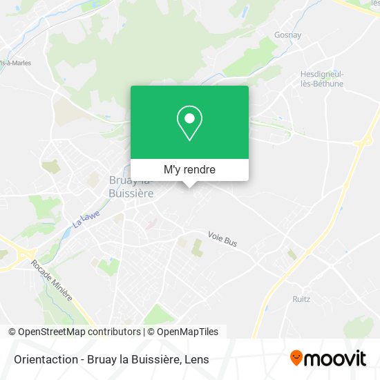 Orientaction - Bruay la Buissière plan