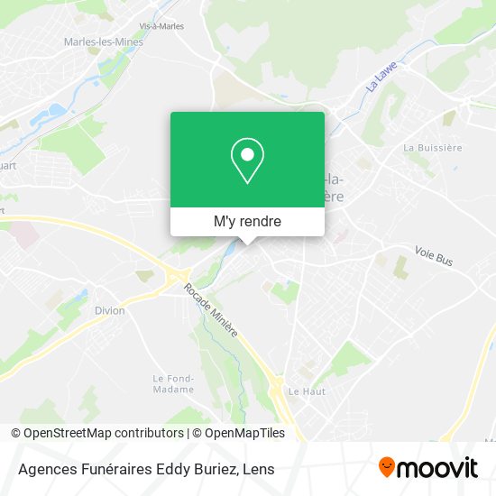 Agences Funéraires Eddy Buriez plan