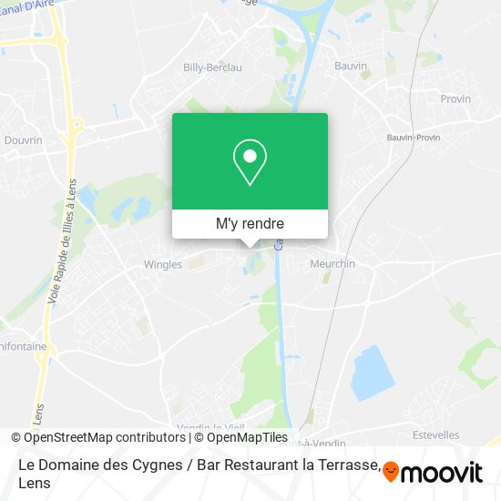 Le Domaine des Cygnes / Bar Restaurant la Terrasse plan