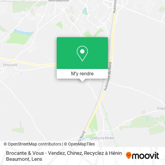 Brocante & Vous - Vendez, Chinez, Recyclez à Hénin Beaumont plan