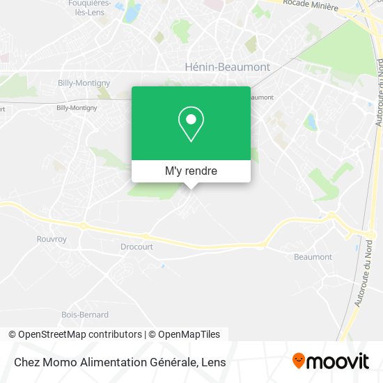 Chez Momo Alimentation Générale plan