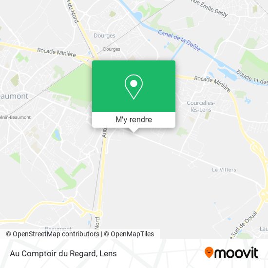 Au Comptoir du Regard plan