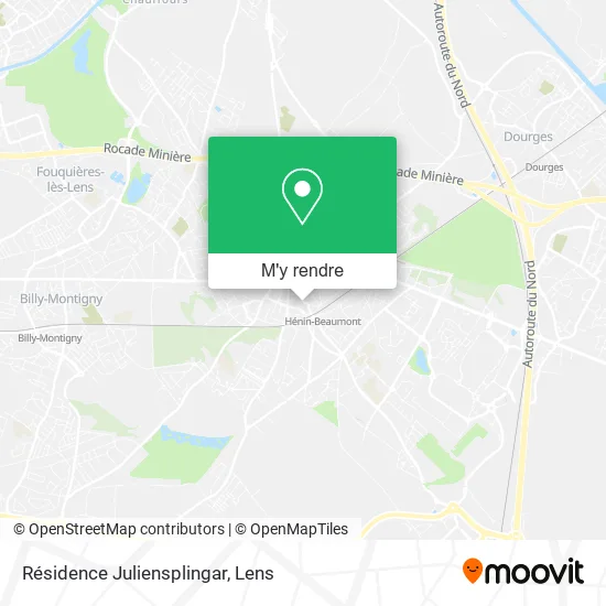 Résidence Juliensplingar plan