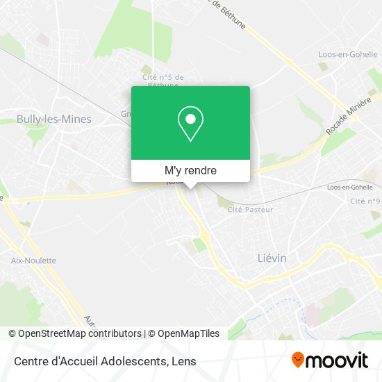 Centre d'Accueil Adolescents plan