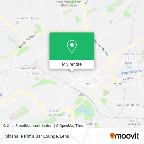 Shisha le Pim's Bar Lounge plan