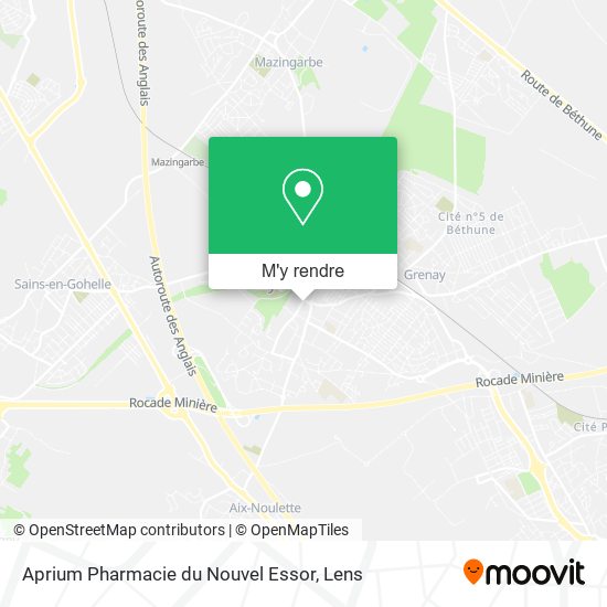 Aprium Pharmacie du Nouvel Essor plan