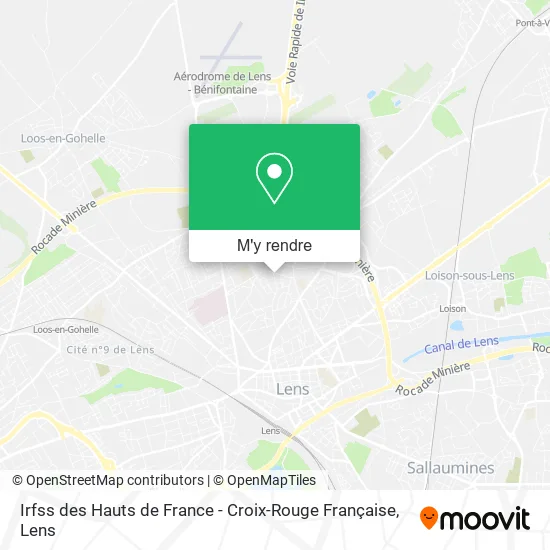 Irfss des Hauts de France - Croix-Rouge Française plan