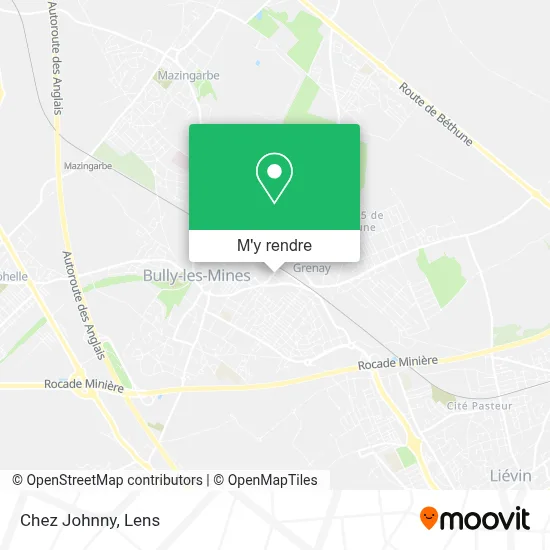 Chez Johnny plan