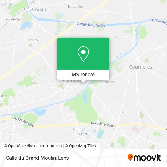 Salle du Grand Moulin plan