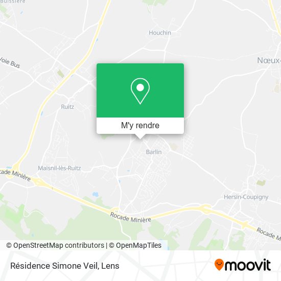 Résidence Simone Veil plan