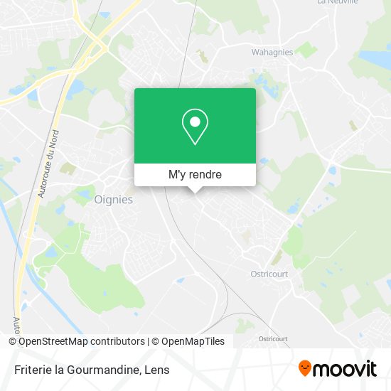 Friterie la Gourmandine plan