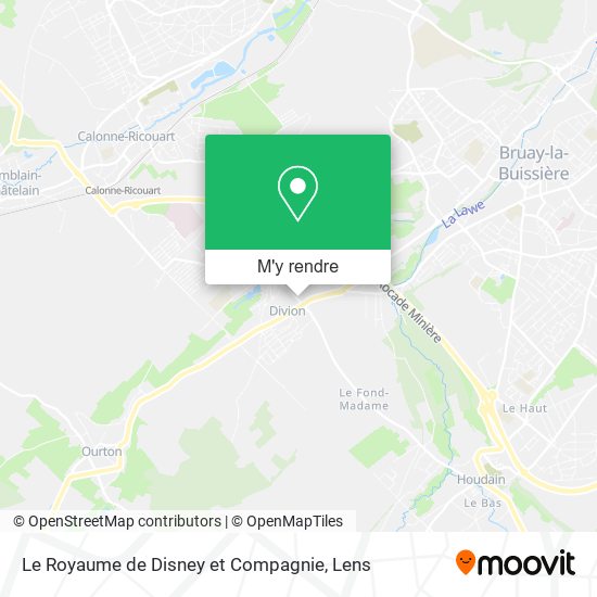 Le Royaume de Disney et Compagnie plan