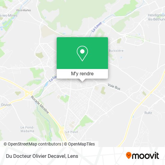 Du Docteur Olivier Decavel plan