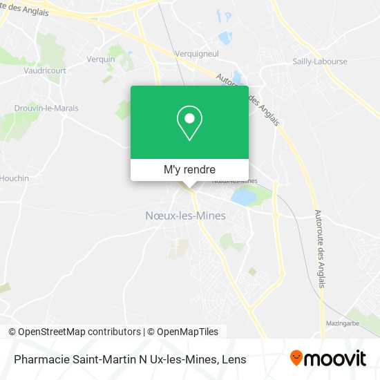 Pharmacie Saint-Martin N Ux-les-Mines plan
