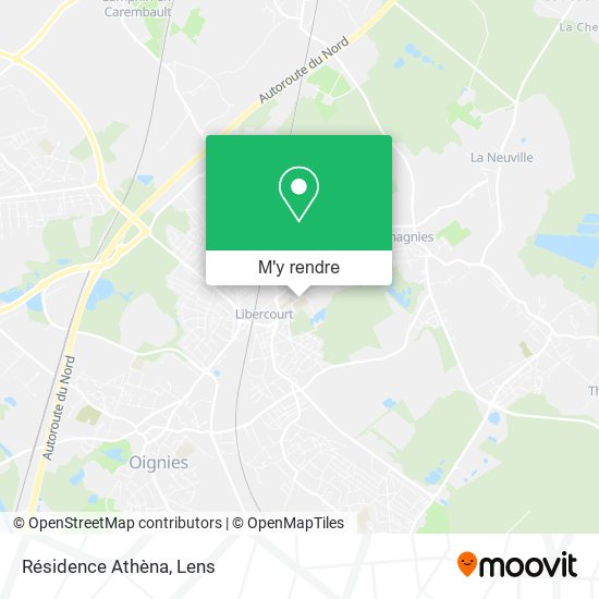 Résidence Athèna plan