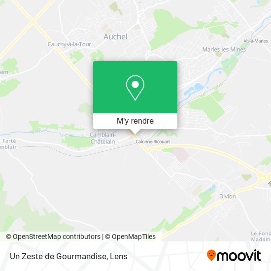 Un Zeste de Gourmandise plan