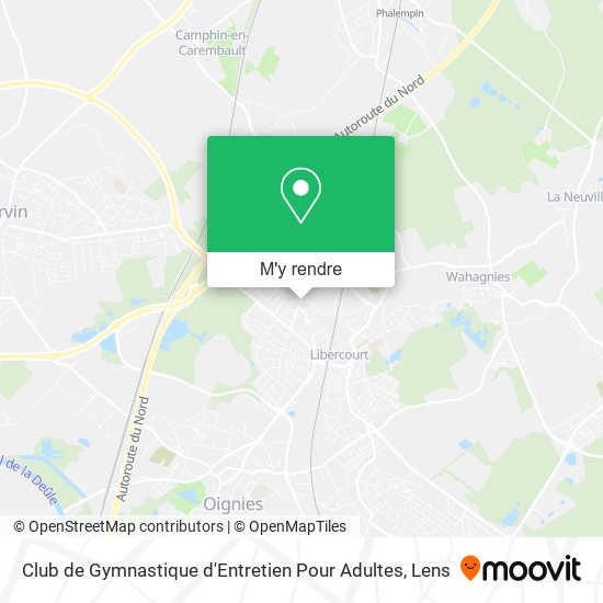 Club de Gymnastique d'Entretien Pour Adultes plan