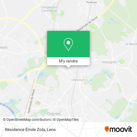 Résidence Émile Zola plan