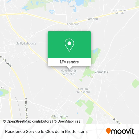 Résidence Service le Clos de la Brette plan