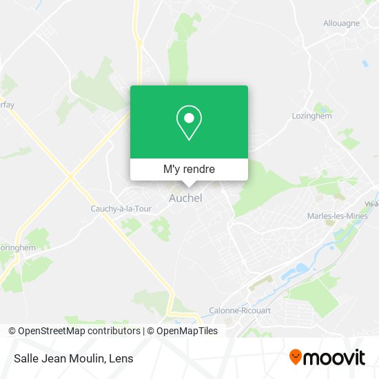 Salle Jean Moulin plan