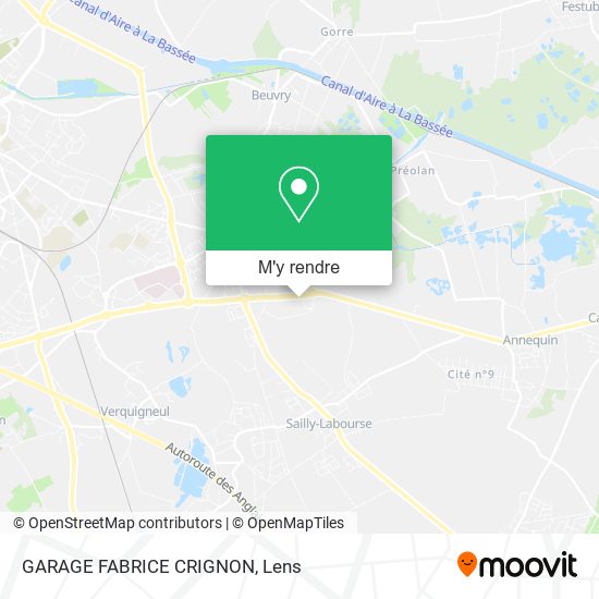 GARAGE FABRICE CRIGNON plan