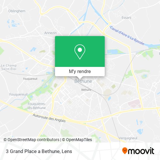 3 Grand Place a Bethune plan