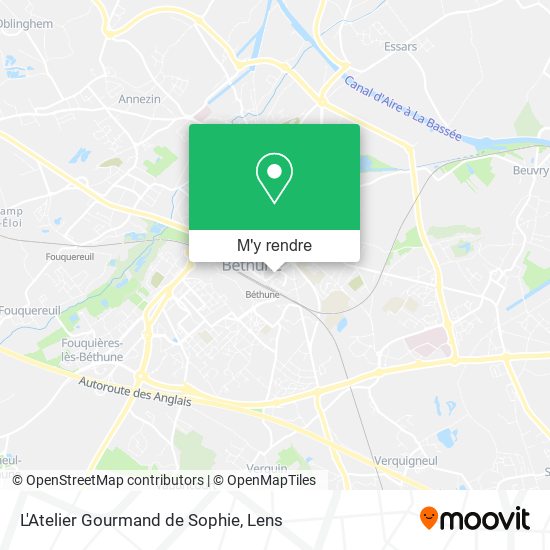 L'Atelier Gourmand de Sophie plan